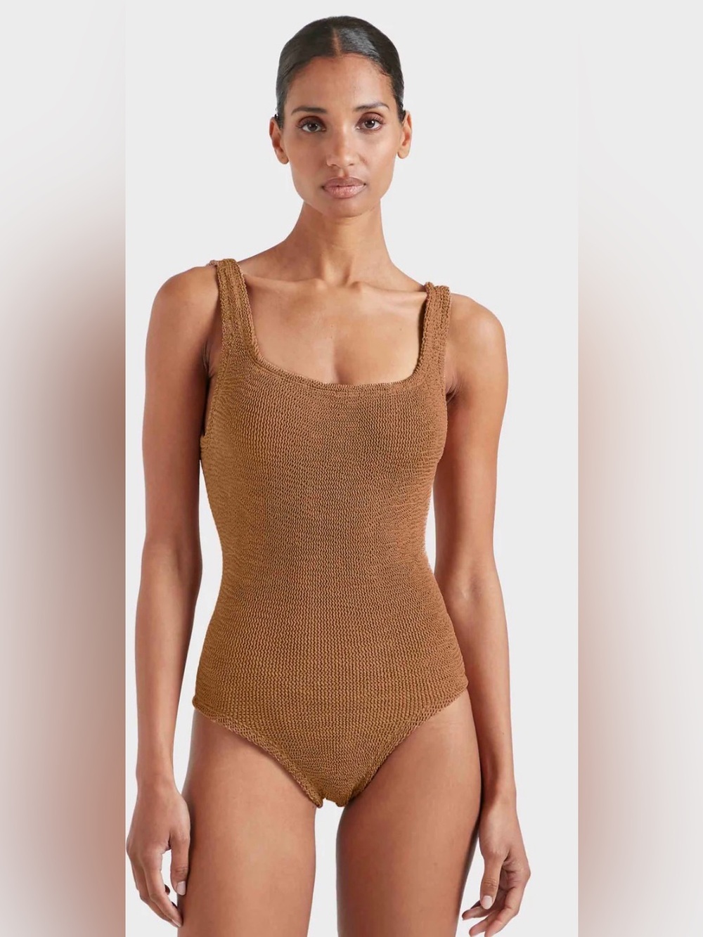 Hunza G - Coverage Square Neck Swimsuit